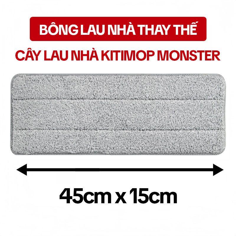 Bông Lau Nhà Thay Thế KITIMOP MONSTER 45CM