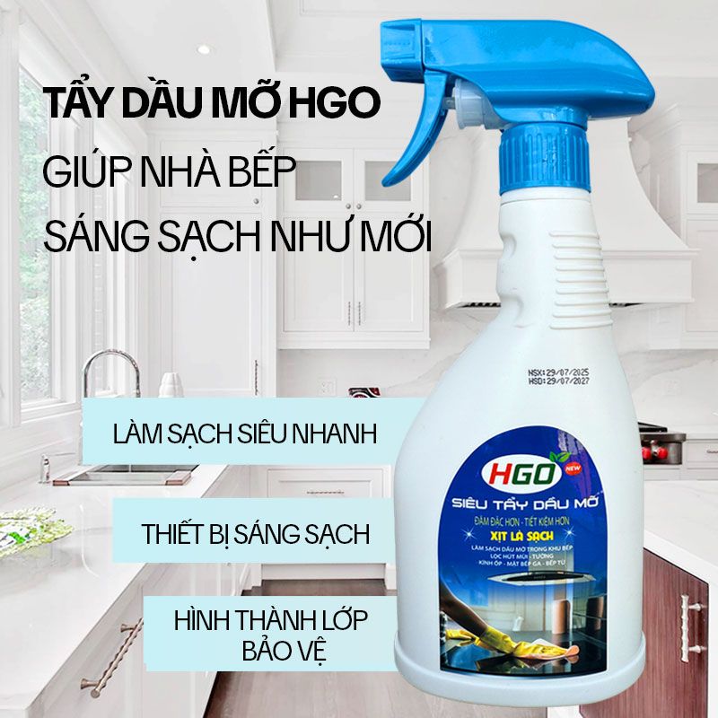 Tẩy Dầu Mỡ Nhà Bếp HGO 2 tay dau mo 2