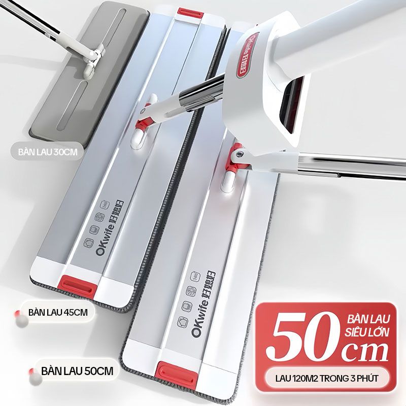 Bông Lau Nhà Thay Thế OKwife HD-7040A Mã PJ-7040A-PTB 3 cay lau nha 3