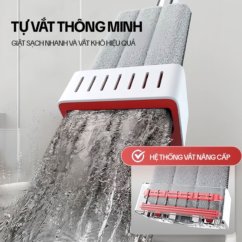 Bông Lau Nhà Thay Thế OKwife HD-7040A Mã PJ-7040A-PTB 4 cay lau nha thong minh 2
