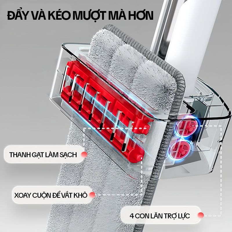 Bông Lau Nhà Thay Thế OKwife HD-7040A Mã PJ-7040A-PTB 5 choi lau nha tu vat 3