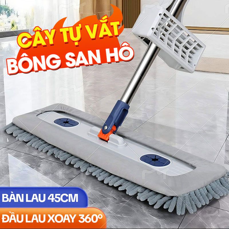 Cây Lau Nhà Tự Vắt KITIMOP CORAL